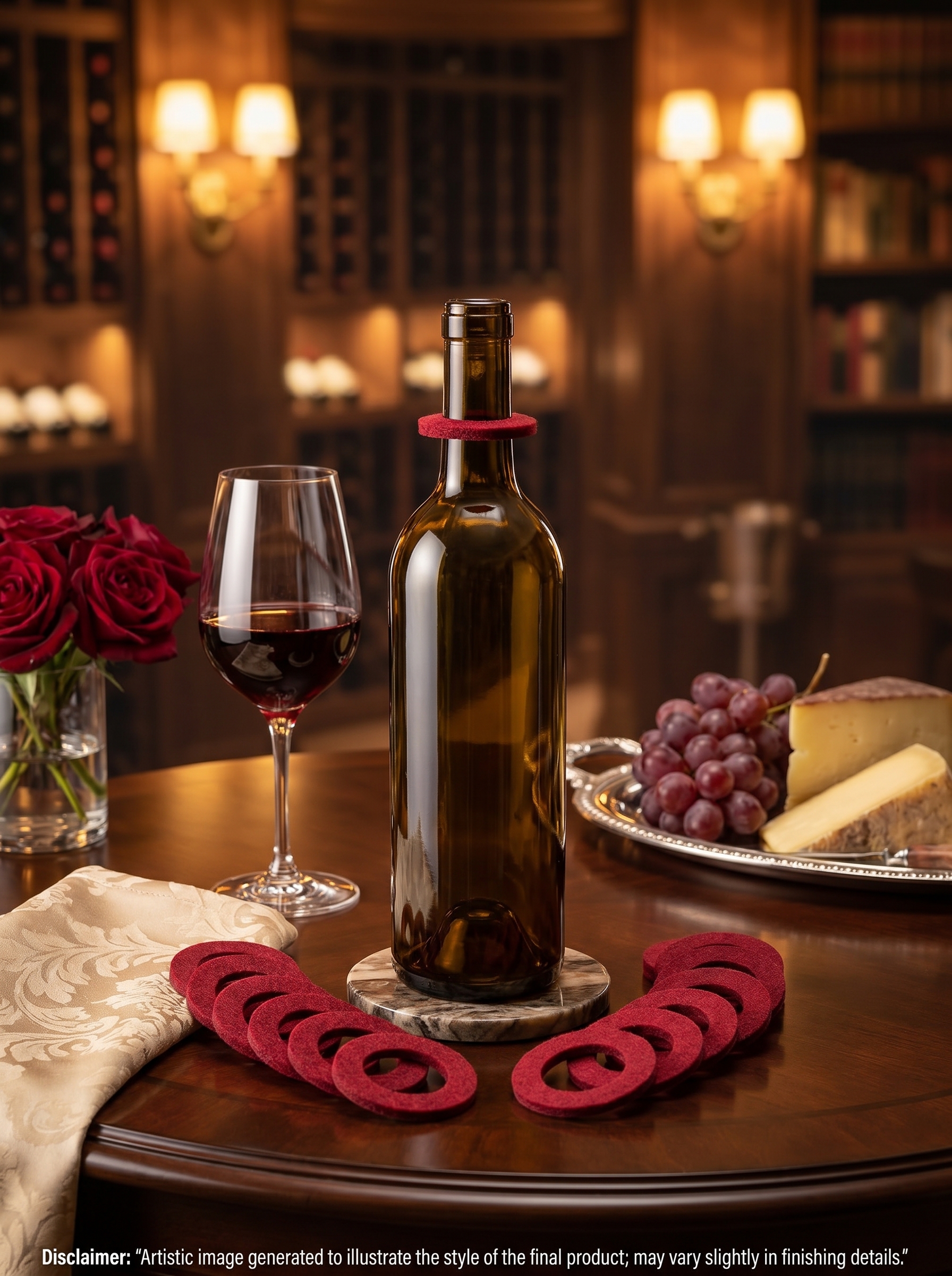 The Wine Drip Ring - Anillo Antigoteo