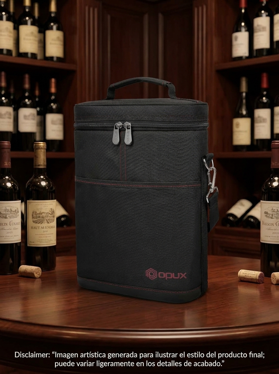 Opux Bolsa Térmica Compacta 2 Botellas