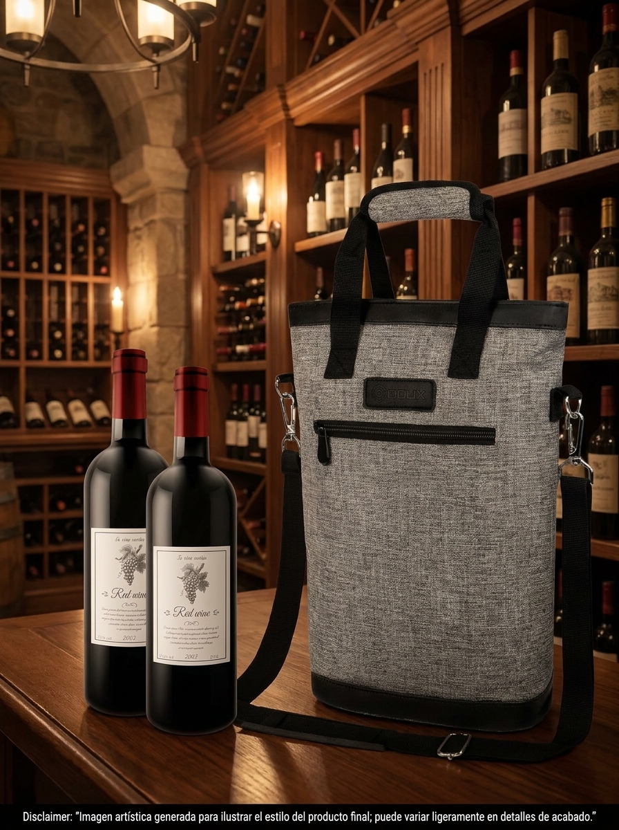 Opux Bolsa Térmica Viaje 2 Botellas