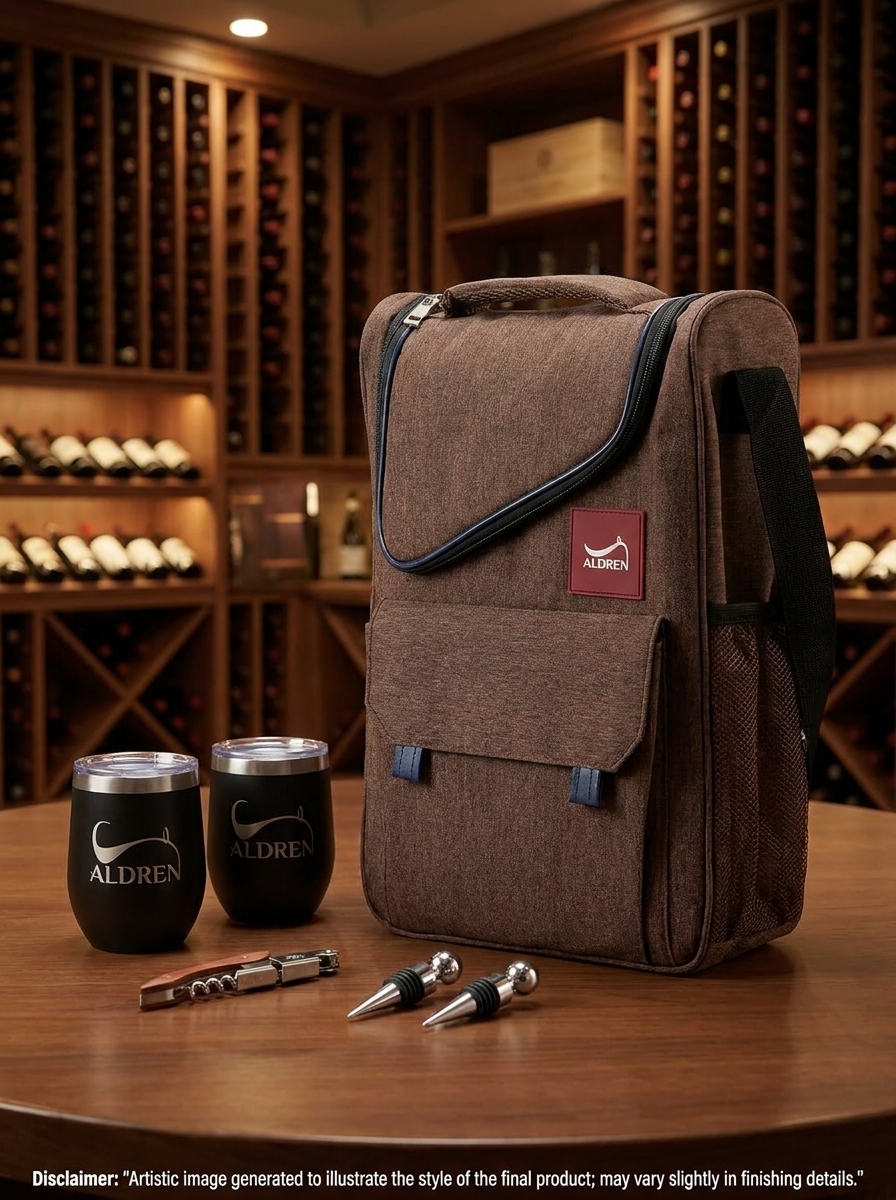 Kit de Vino con Accesorios Integrados