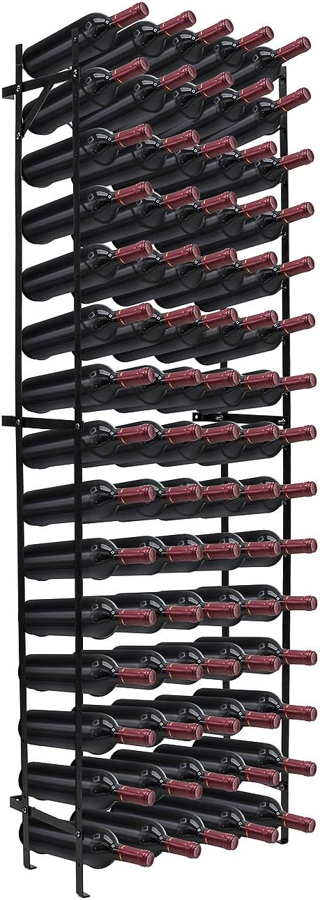 Sorbus Estante de Metal para 75 Botellas