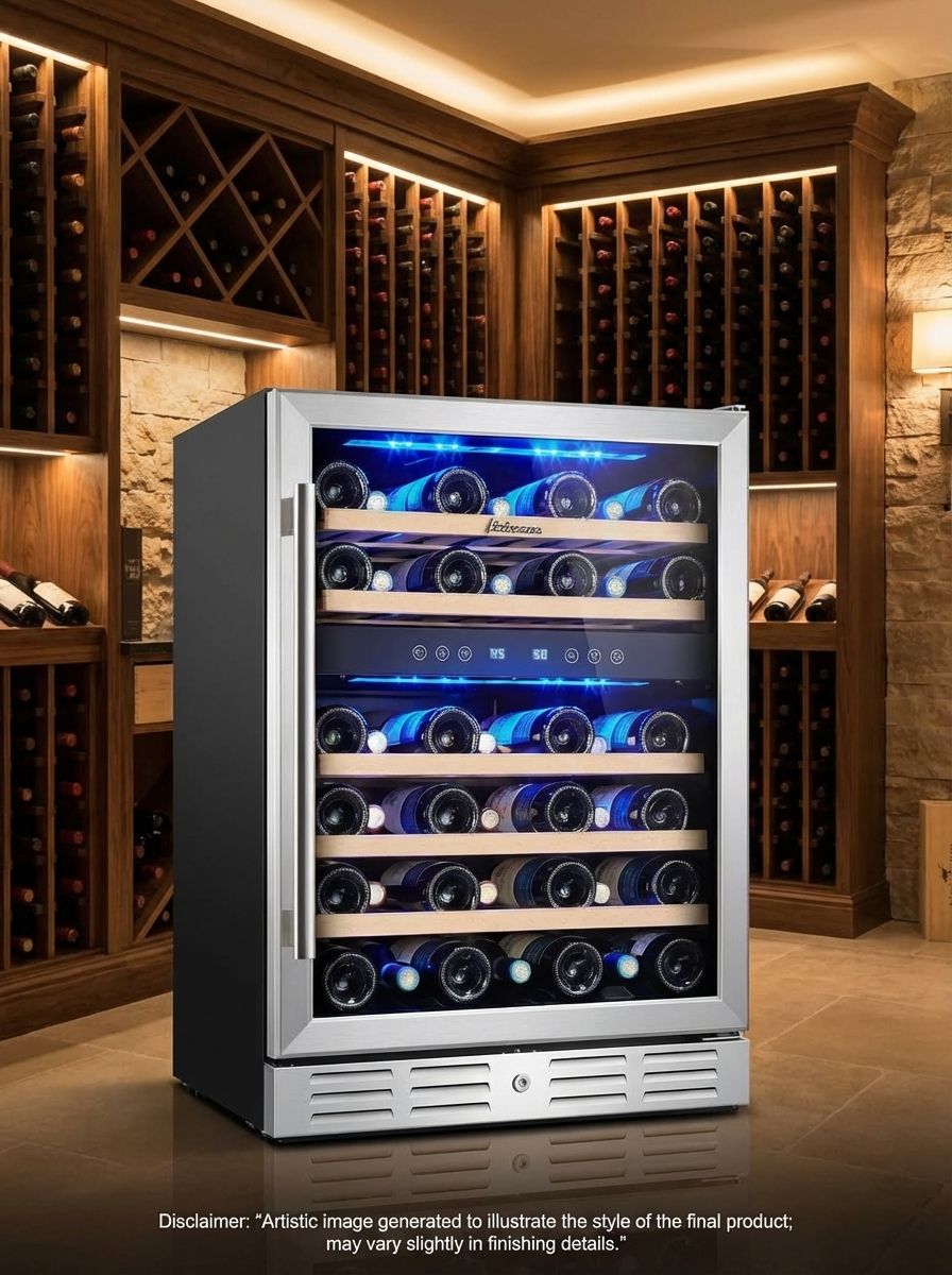 Kalamera Enfriador de vino de 24 pulgadas