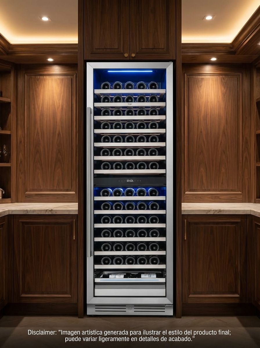Yeego Refrigerador de vino de 24 pulgadas hasta 154 botellas