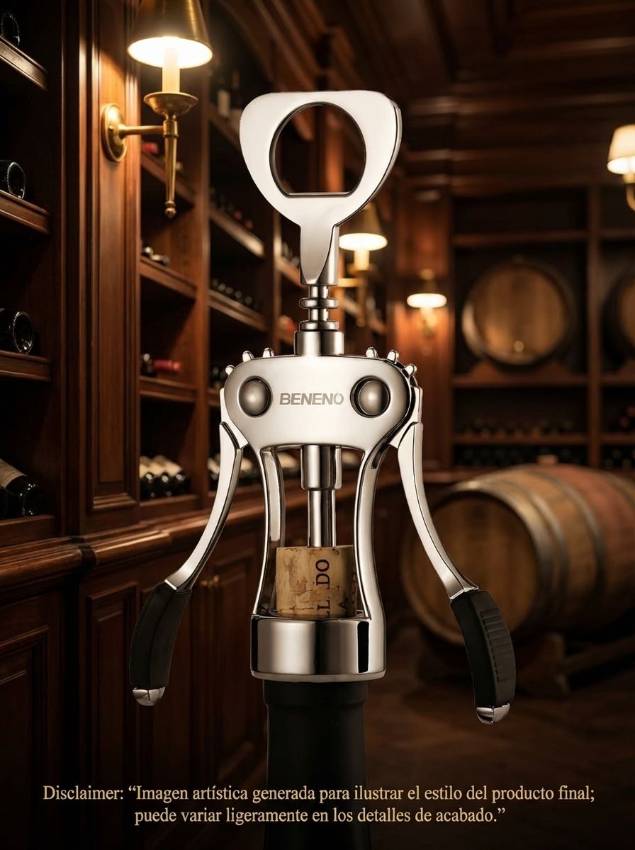 Beneno Wine Opener Zinc Alloy Premium Wing Corkscrew