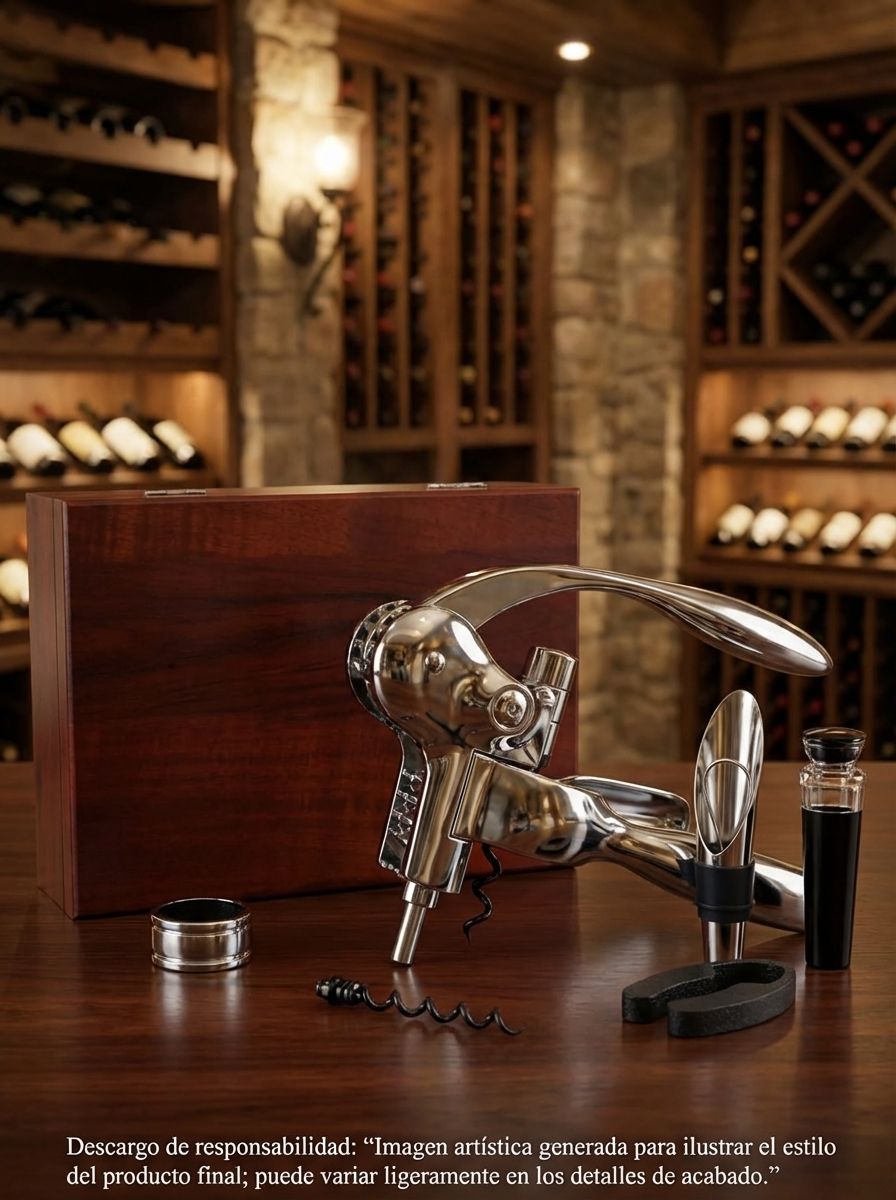 QONYFONE Rabbit Wine Opener Set Premium 6-Piece